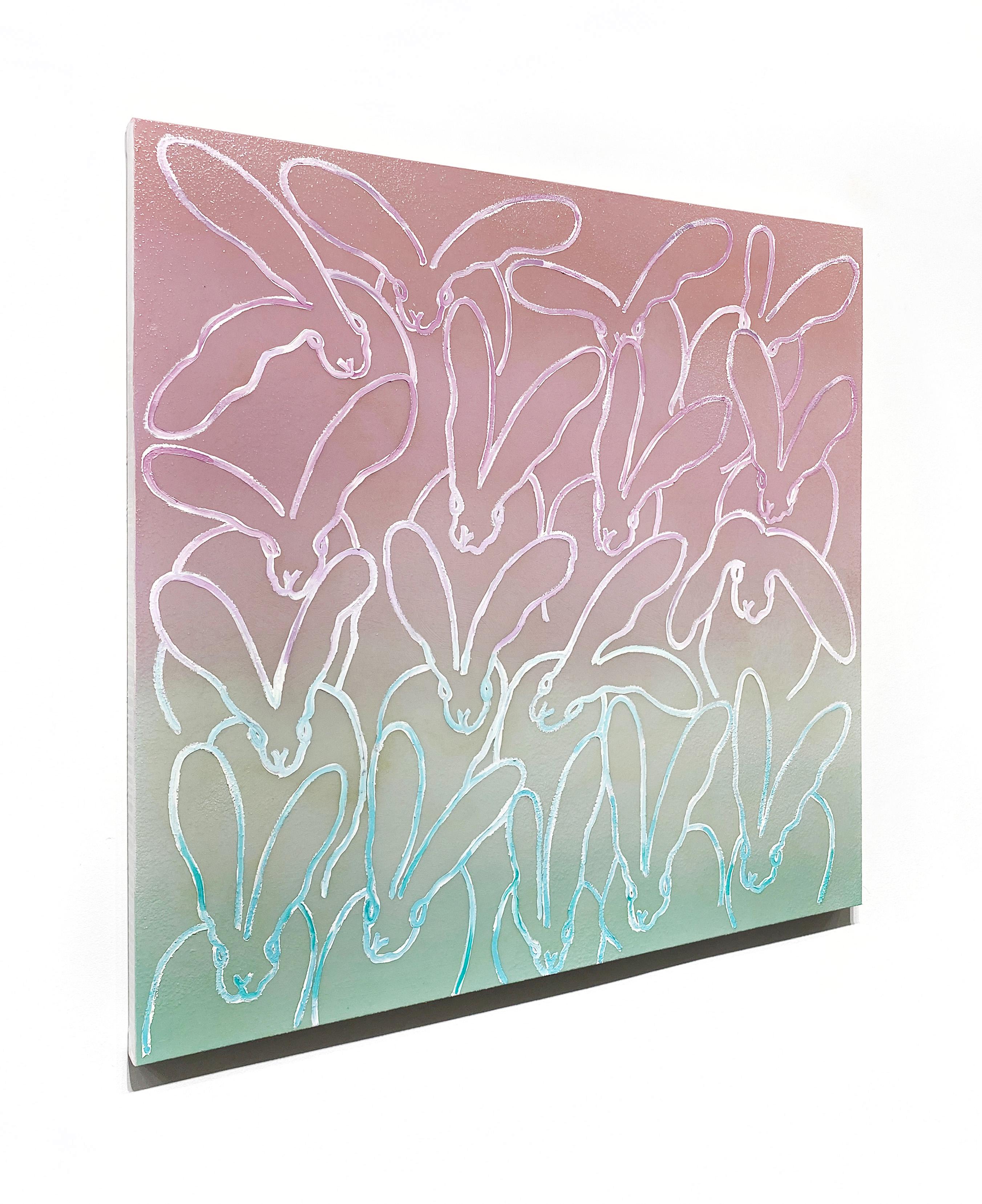 Hombre Lavanda - Painting Contemporáneo de Hunt Slonem