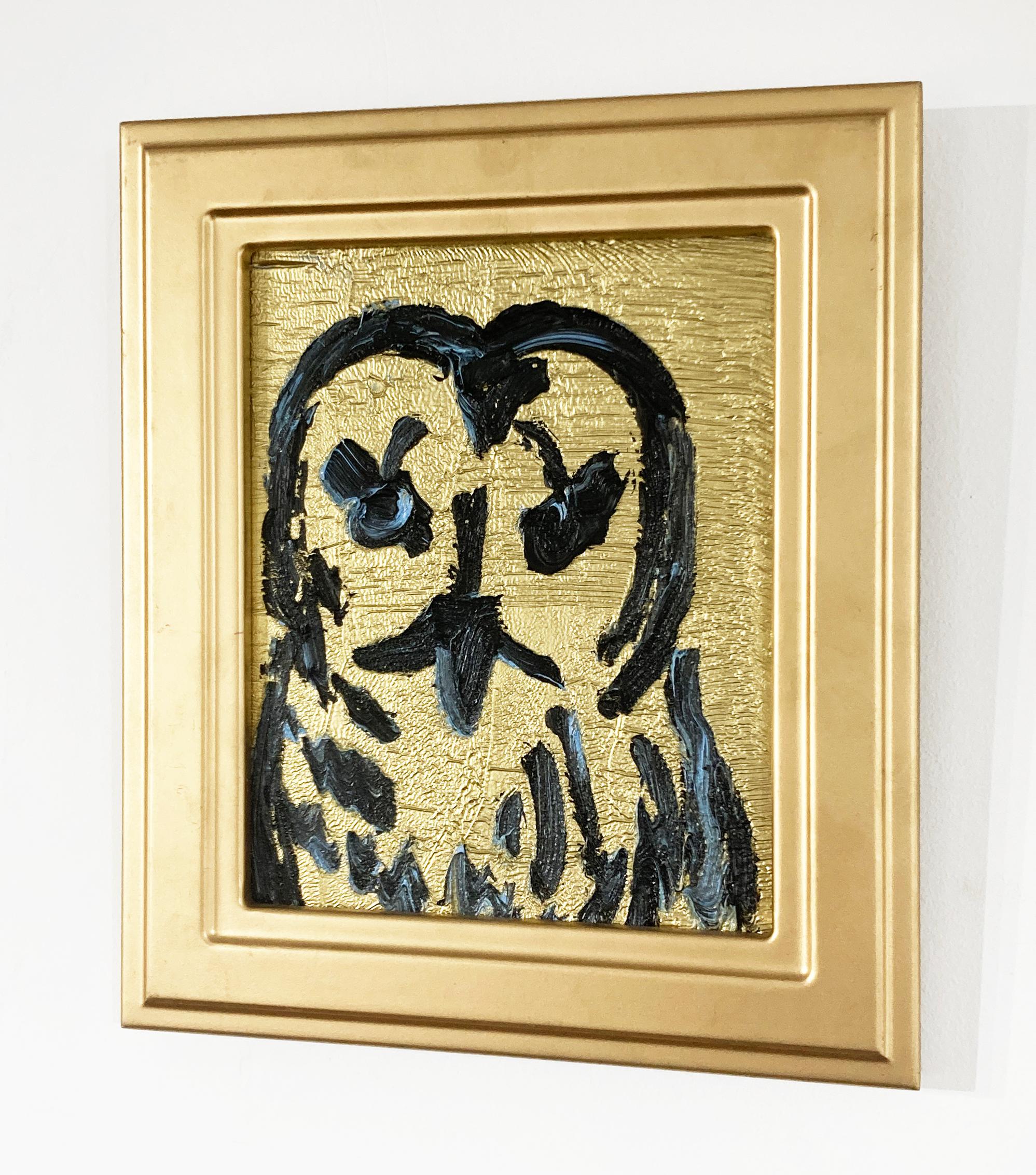 Hoot 7 - Contemporary Painting by Hunt Slonem