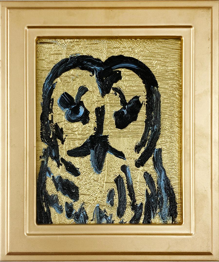 Hunt Slonem Animal Painting - Hoot 7