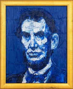 Portrait "Abraham Lincoln" de Hunt Slonem