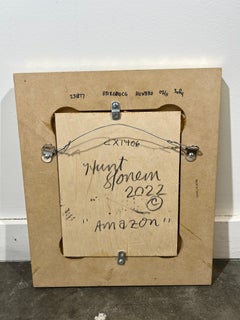 Hunt Slonem "Amazon" Green Bird