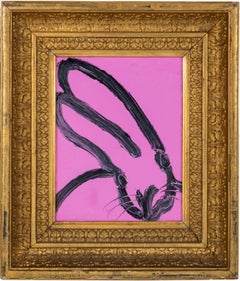 Hunt Slonem "Audrey" Pink Bunny