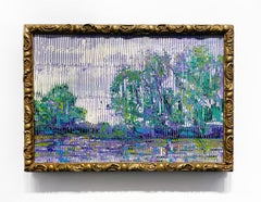 Hunt Slonem "Bayou La Fouche" Bayou Landscape
