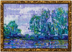 Hunt Slonem "Bayou La Fouche" Bayou-Landschaft