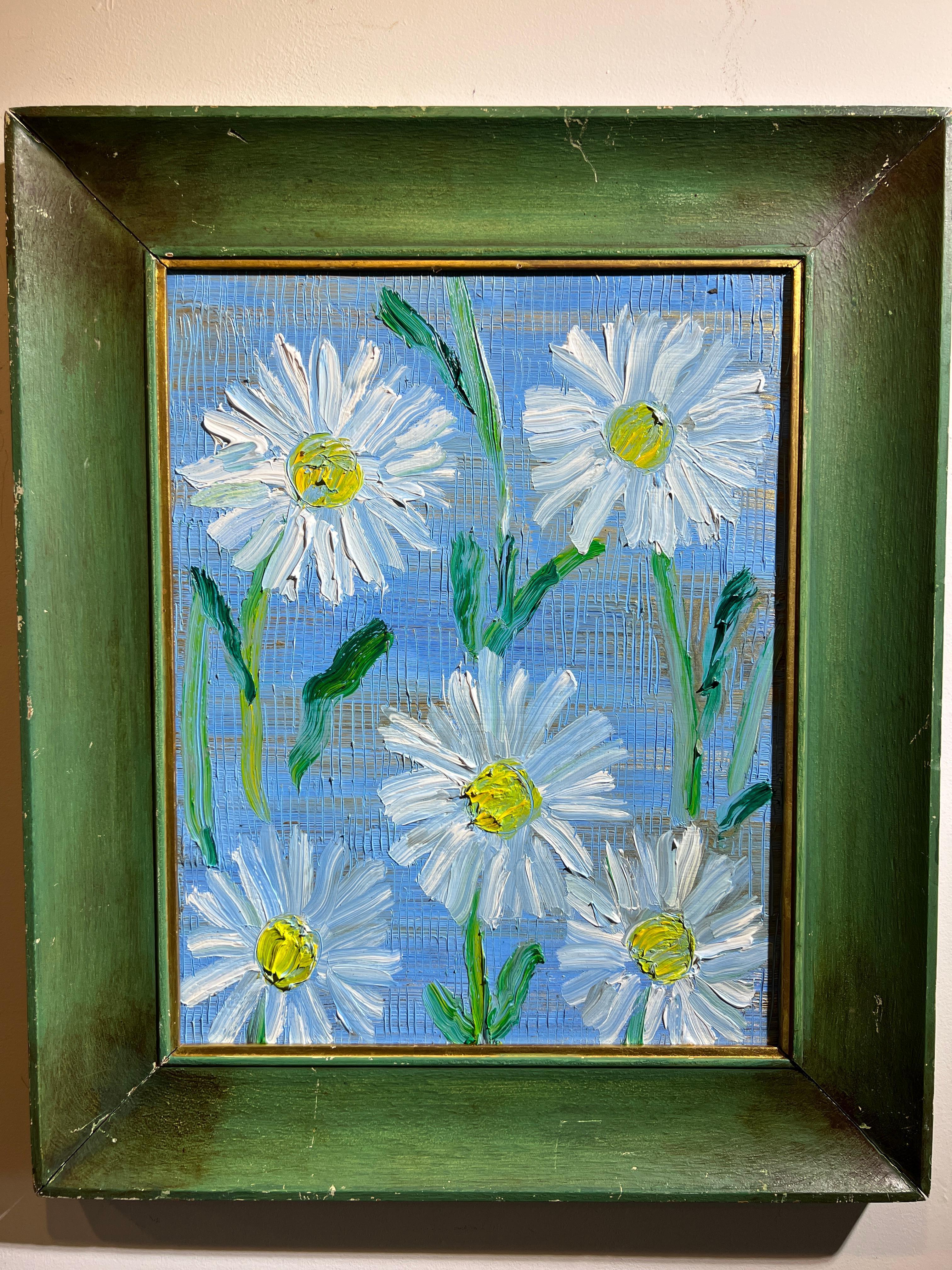 Hunt Slonem Flores metálicas texturizadas 