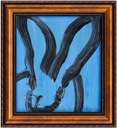 Hunt Slonem "Blue Mountain" Bunny
