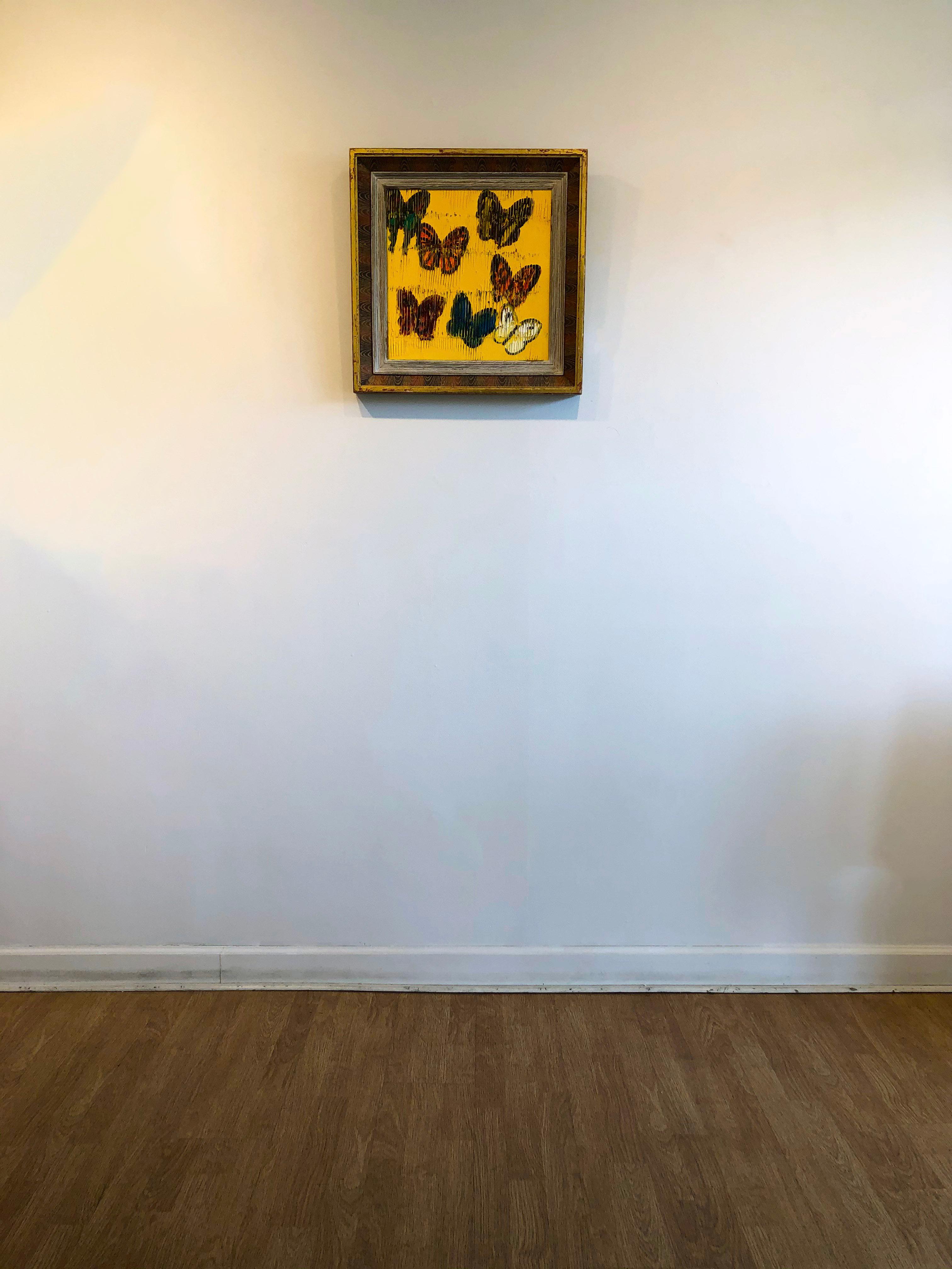 Hunt Slonem mariposas pintura 'Virrey' 4