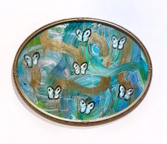 Hunt Slonem "Butterflies Totem Water Music" Butterflies