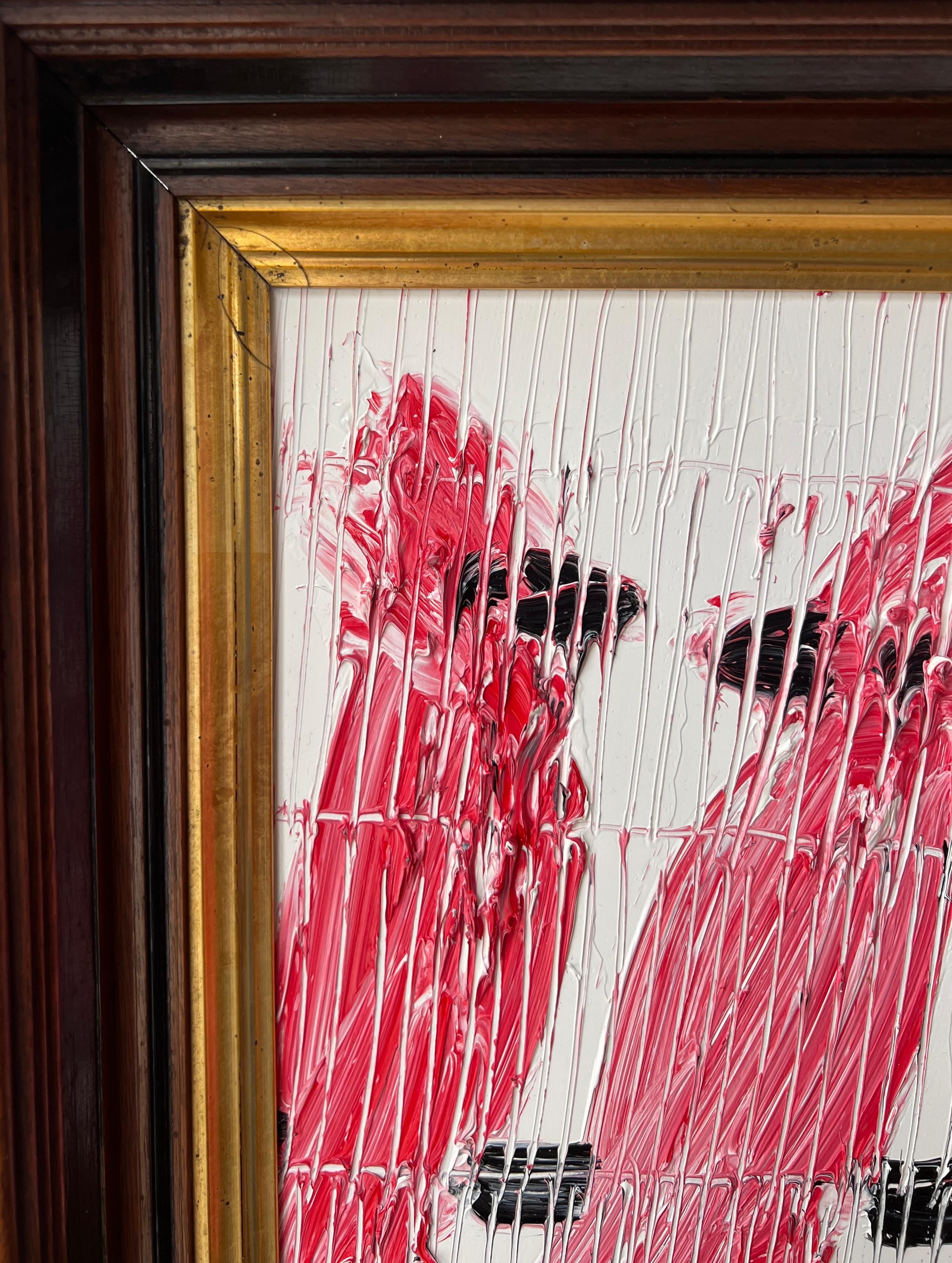 Hunt Slonem „ Cardinals“ Vogelpaar in Rot auf weißem Hintergrund im Angebot 3