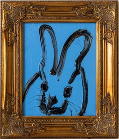 Hunt Slonem "Charlet House" painting of a bunny