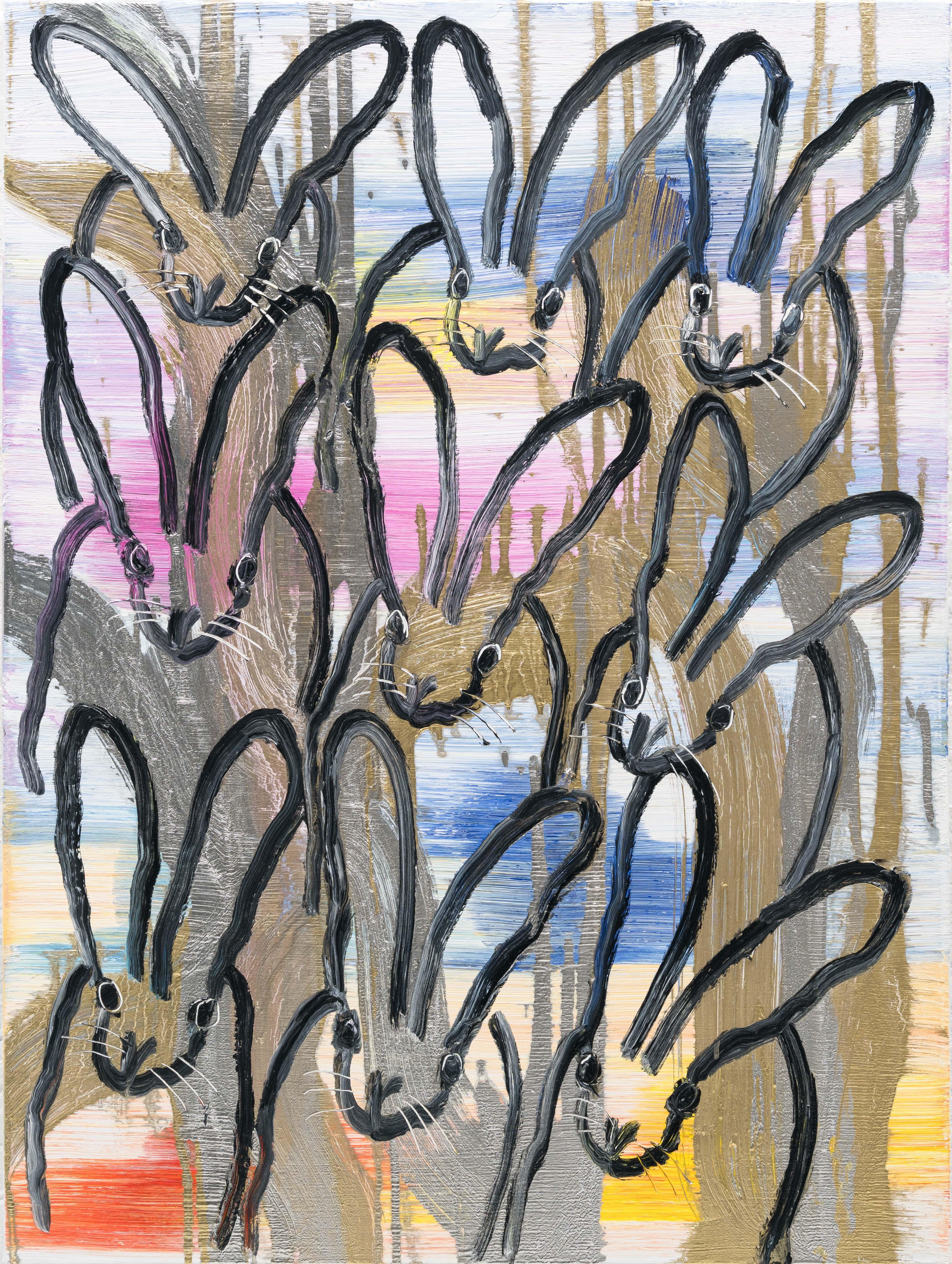 Hunt Slonem "Chinensis Boston" Kaninchen