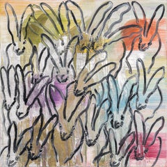 Hunt Slonem - Bunnies multicolores Chinensis
