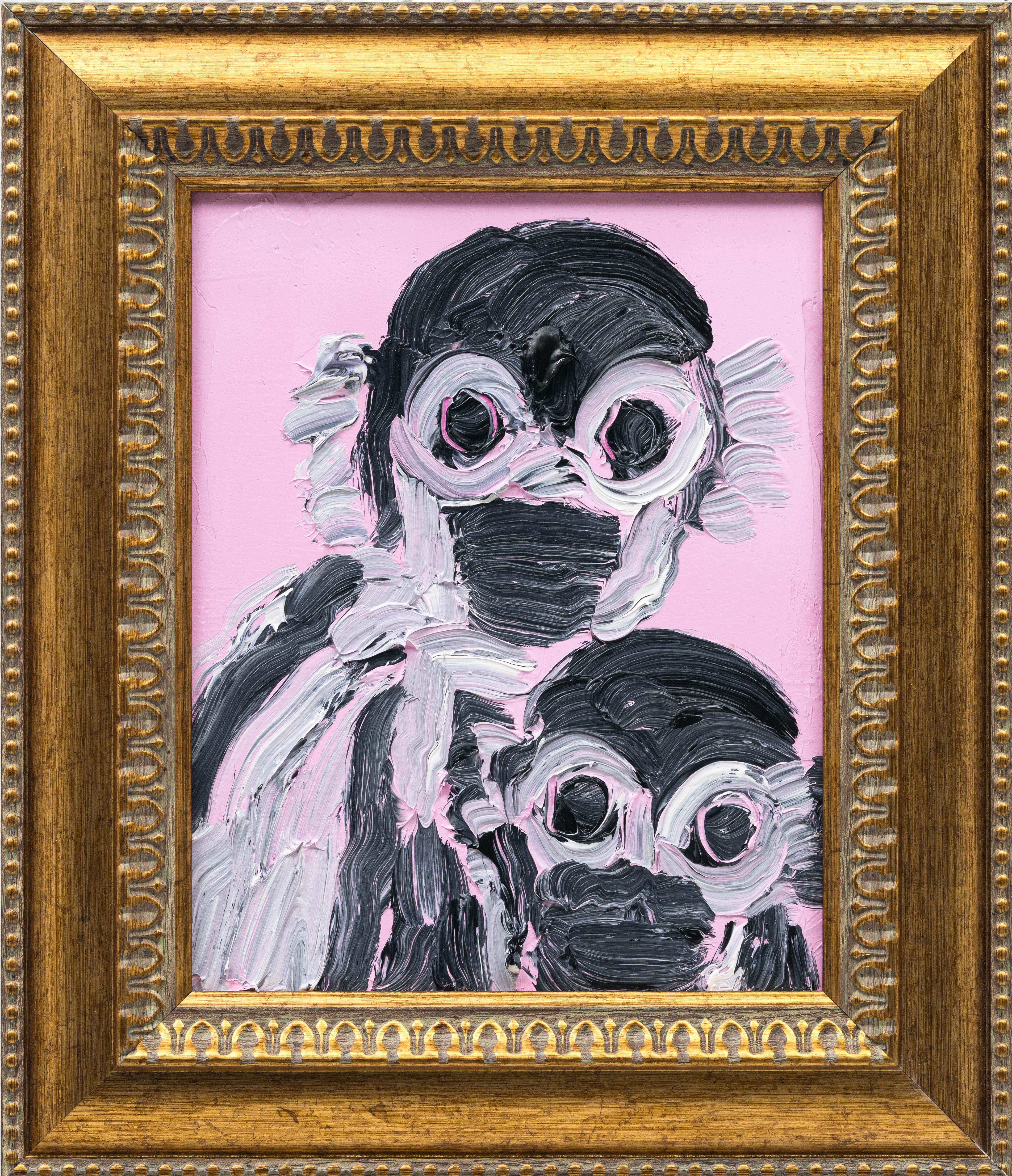 Artist:  Slonem, Hunt
Title:  Circle Line
Date:  2025
Medium:  Oil on wood
Unframed Dimensions:  10" x 8"
Framed Dimensions:  14" x 12"
Signature:  Signed by Artist on Verso
Edition:  Unique

Hunt Slonem is an internationally celebrated contemporary