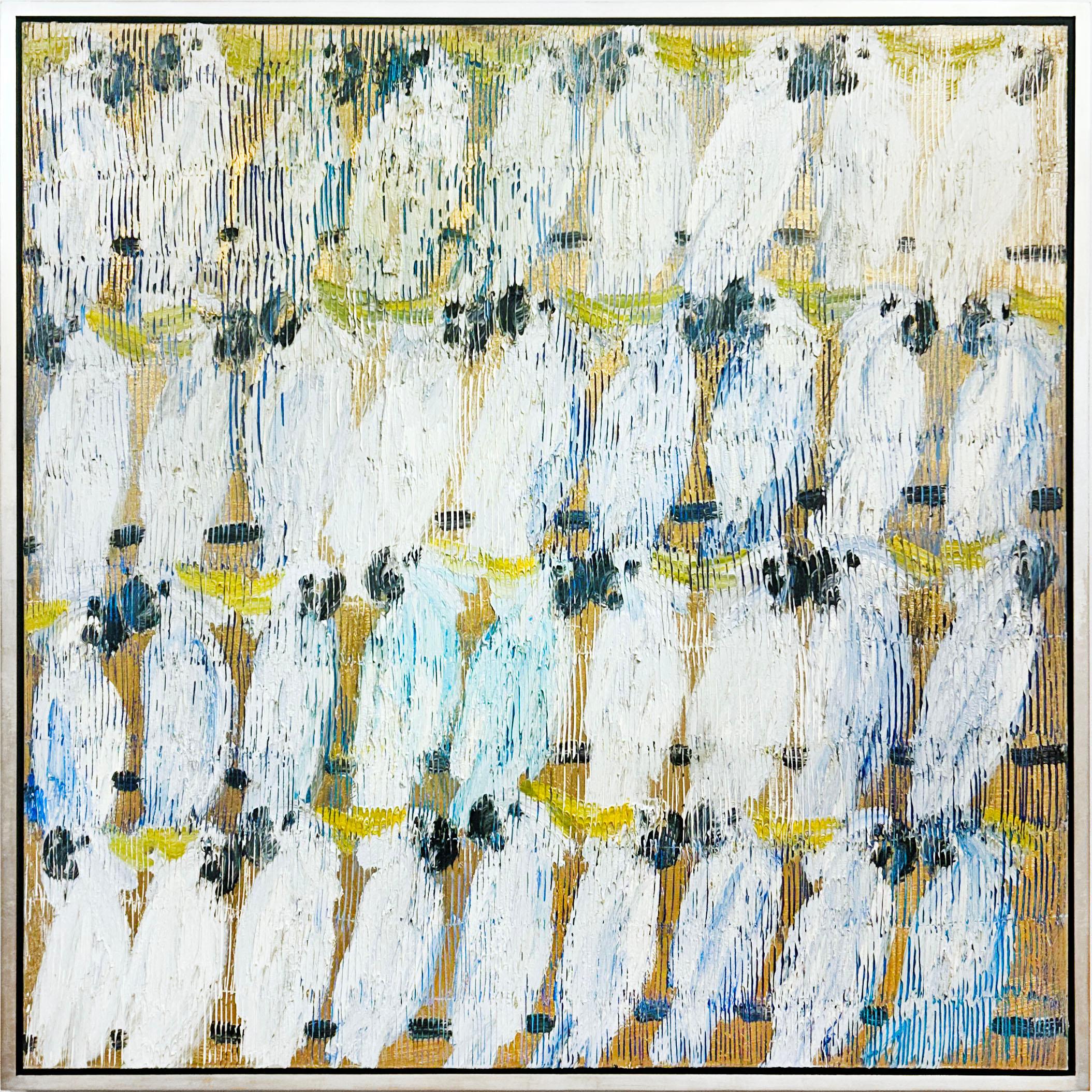 Hunt Slonem "Cockatoo Whisper" Birds