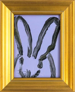Hunt Slonem "Zona de Confort" Conejito morado