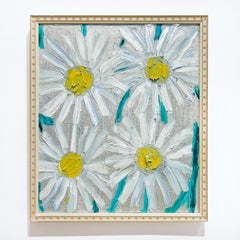 Hunt Slonem "Daisies" Floral