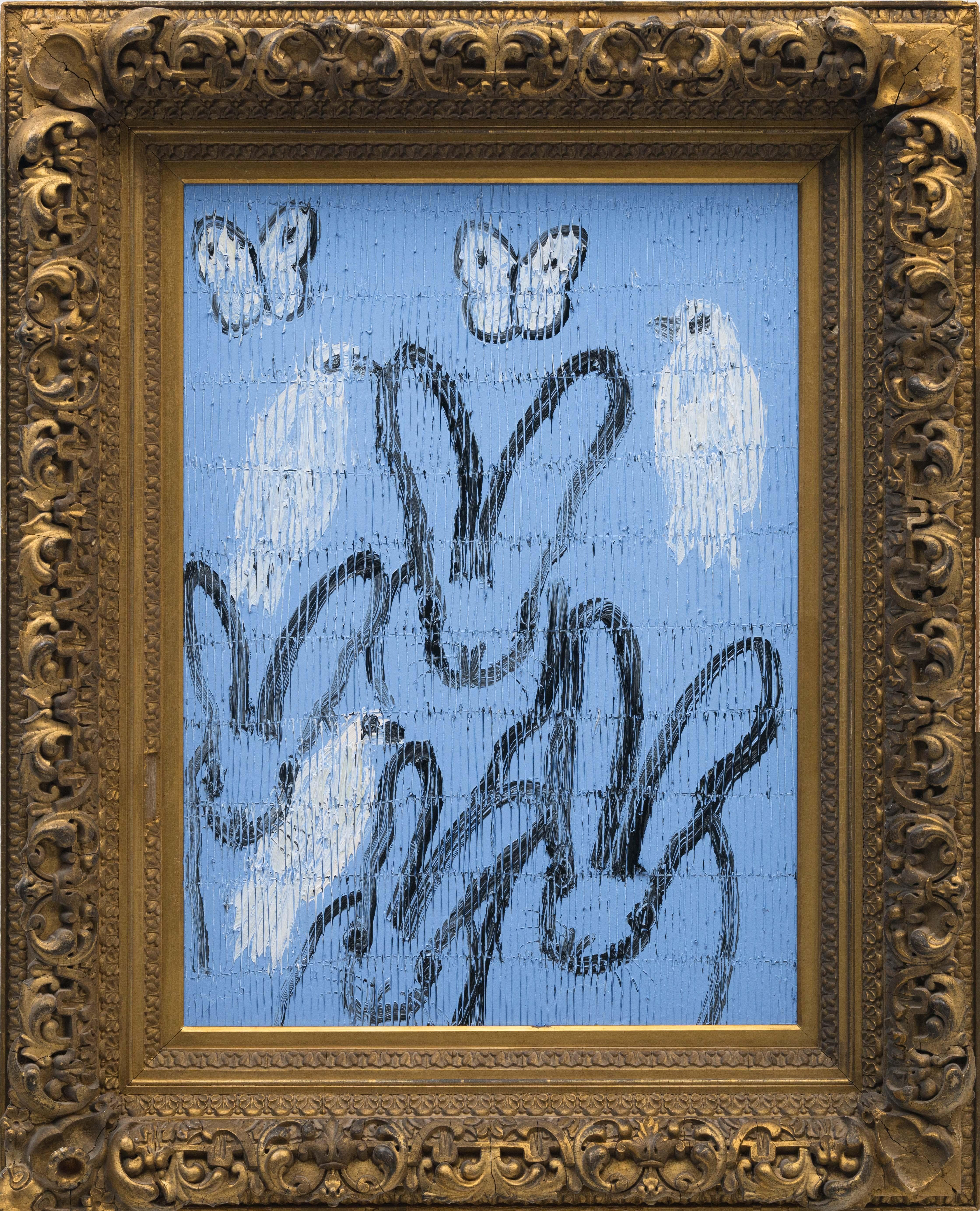 Artist:  Slonem, Hunt
Title:  Doves 
Hutch
Date:  2025
Medium:  Oil on wood
Unframed Dimensions:  30" x 22"
Framed Dimensions:  42" x 34"
Signature:  Signed by Artist on Verso
Edition:  Unique

Hunt Slonem is an internationally celebrated