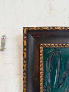 Hunt Slonem "Forrest" Black & Greene Bunny