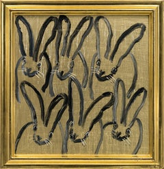 Caccia ai coniglietti "Golden Hutch" di Hunt Slonem