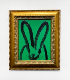 Hunt Slonem "Greener" Bunny