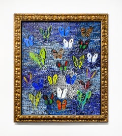 Hunt Slonem "Guardians and Butterflies"