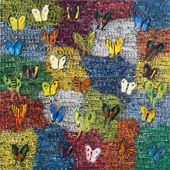 Hunt Slonem "Guardians Butterflys & Spirit" Butterflies
