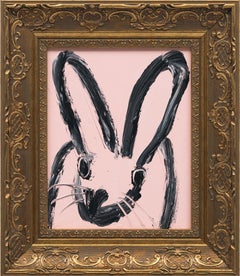 Hunt Slonem "Janet" Original bunny painting in oil