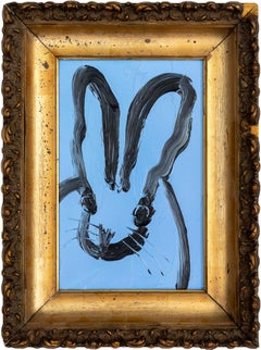 Hunt Slonem "Joseph" Blue Bunny