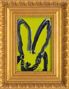 Bunny Hunt Slonem « Lawn » vert clair