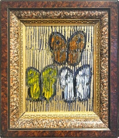 Hunt Slonem "Lawn Party" Butterflies