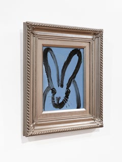 Hunt Slonem "Manfred" Original oil painting of a bunny