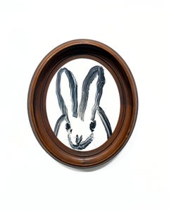 Hunt Slonem "Marco" painting of a bunny