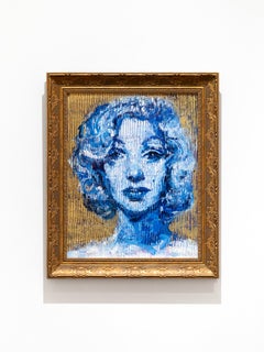 Tableau représentant Marilyn Monroe, par Hunt Slonem