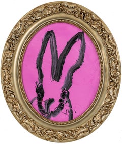 Hunt Slonem "Mary" Pink Bunny