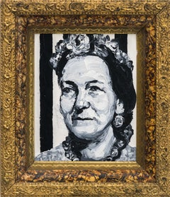 Hunt Slonem "Mary Tod Lincoln" Portrait