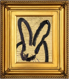 Hunt Slonem "Max" Original Hasengemälde in Öl