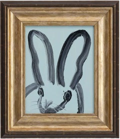 Hunt Slonem "Maximillion" Original bunny painting in oil