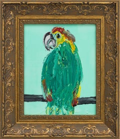 Hunt Slonem - Hunt Slonem "Mexican Red Amazon" Birds Hunt Slonem "Mexican Red Amazon" Birds