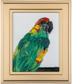 Hunt Slonem "Mexikanischer Rotkopf" Multicolor Amazonenpapagei