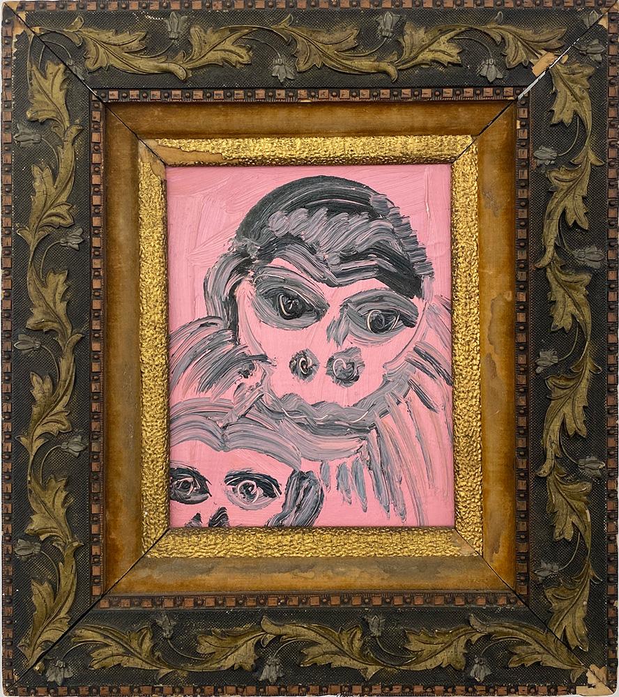 Artist:  Slonem, Hunt
Title:  Monkey See
Date:  2010
Medium:  Oil on wood
Unframed Dimensions:  10" x 8"
Framed Dimensions:  14.5" x 12.5"
Signature:  Signed by Artist on Verso
Edition:  Unique

Hunt Slonem is a veteran to one-man shows in global