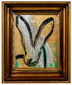 Hunt Slonem "Marko" Original bunny painting in oil