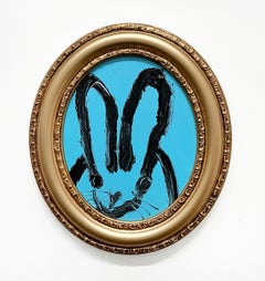 Hunt Slonem "Noon II" Original bunny painting in oil