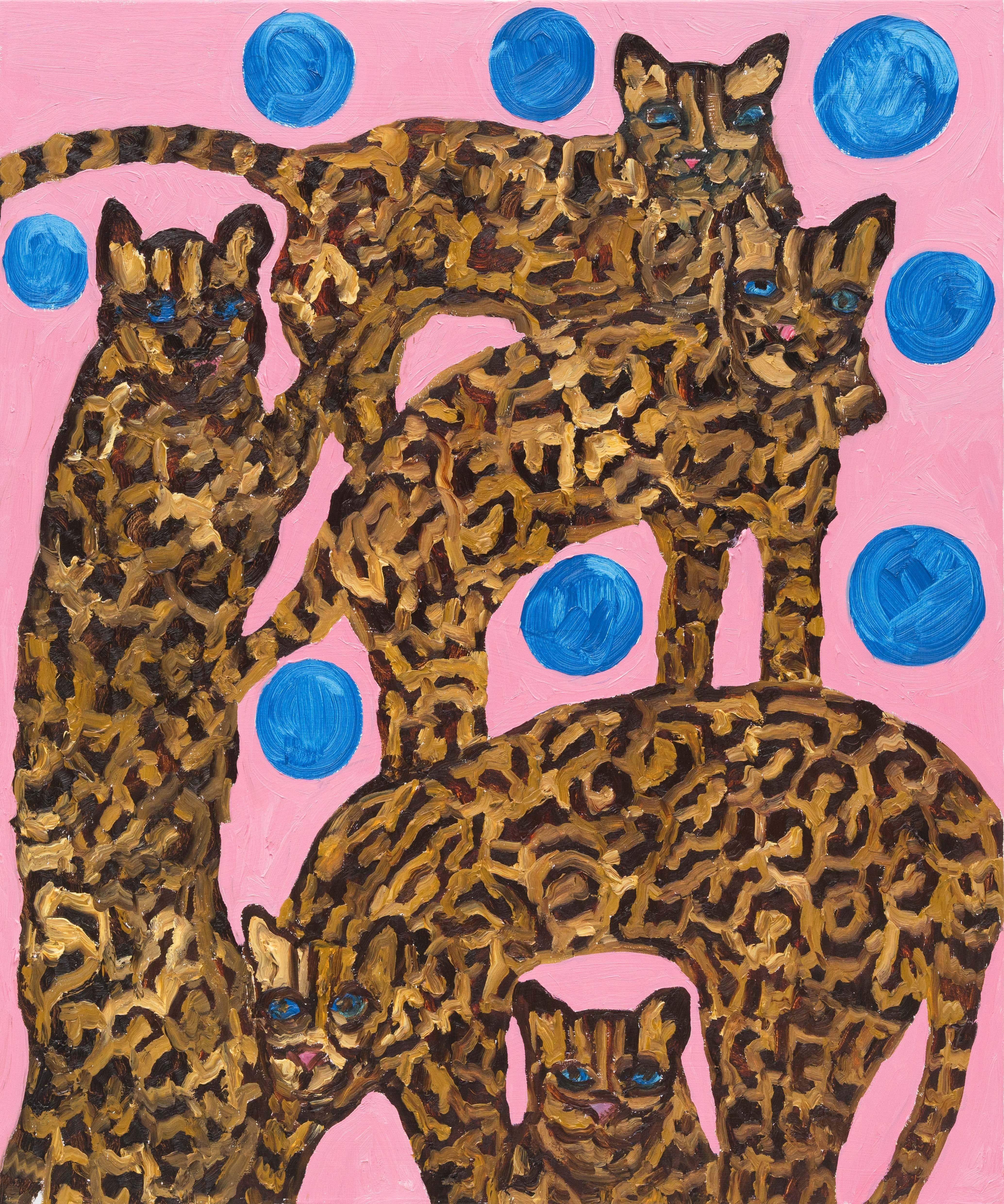 Artist:  Slonem, Hunt
Title:  Ocelots Managua
Date:  2025
Medium:  Oil on canvas
Unframed Dimensions:  36" x 30"
Signature:  Signed by Artist on Verso
Edition:  Unique

Hunt Slonem is an internationally celebrated contemporary artist whose jubilant