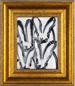 Hunt Slonem "Offspring" White Bunnies