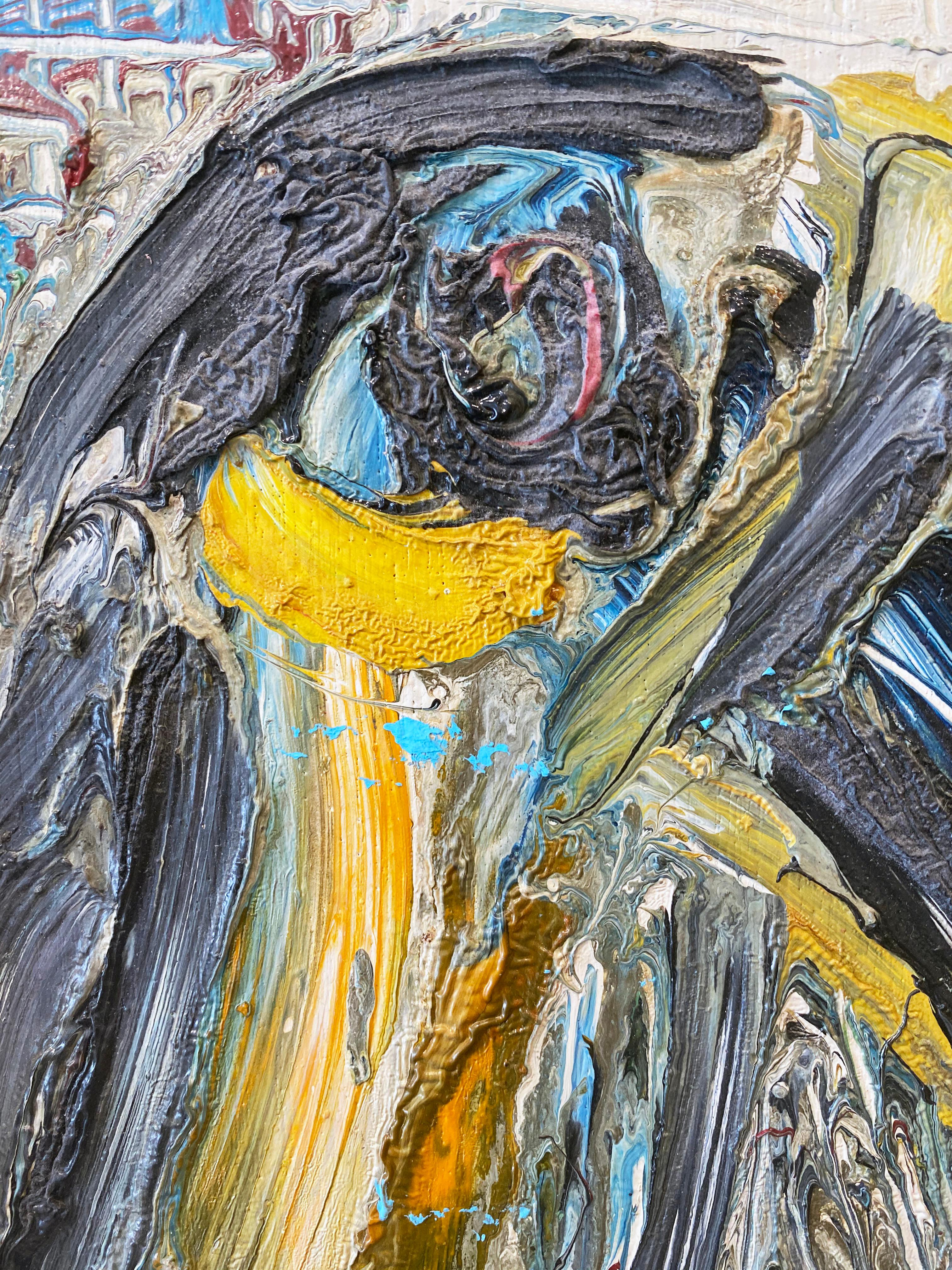 Hunt Slonem Pittura a olio 