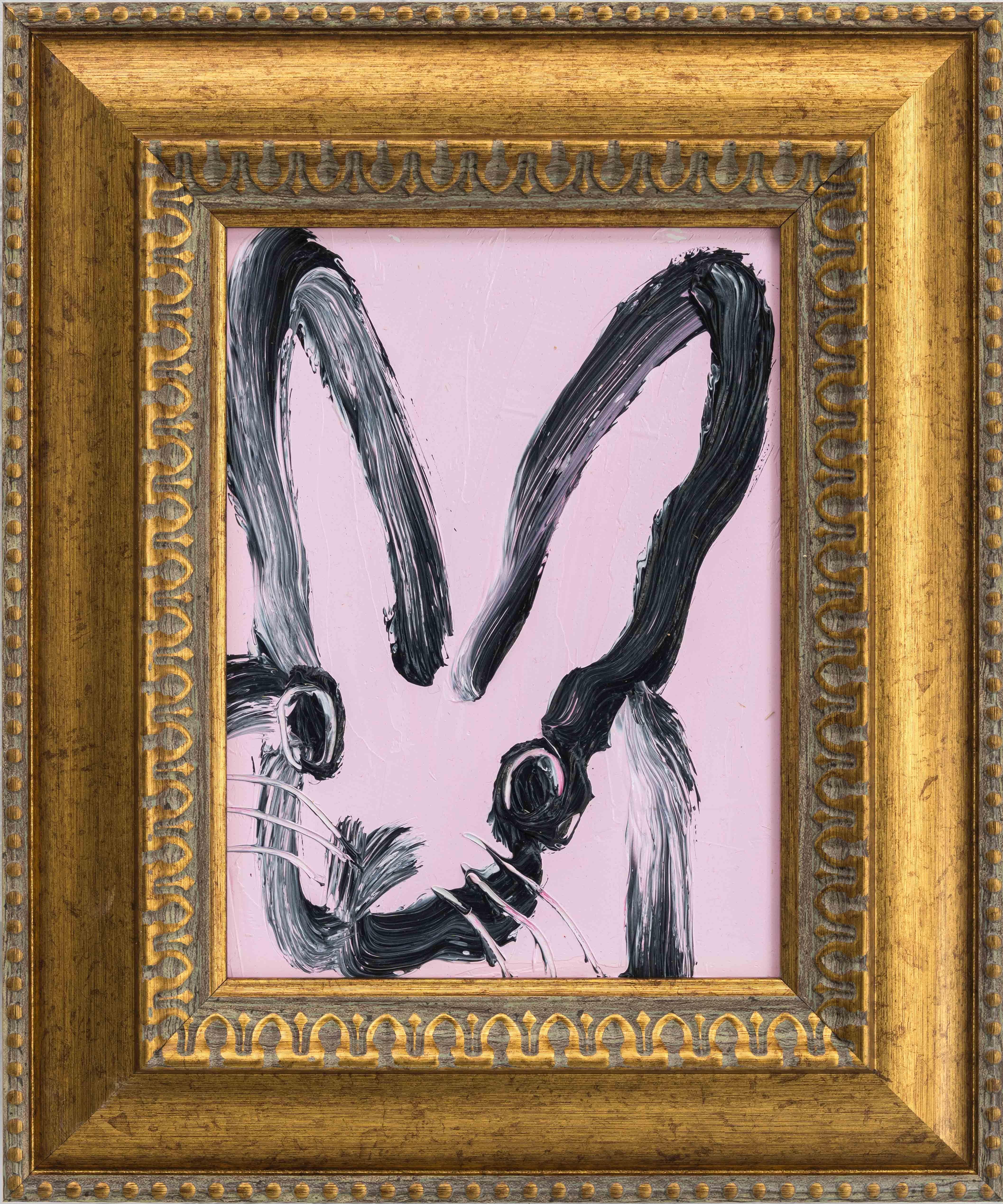 Hunt Slonem "Pink Mix" Lapin rose