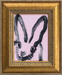 Hunt Slonem "Pink Mix" Lapin rose