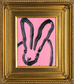 Hunt Slonem "Rosa Plan" Hase