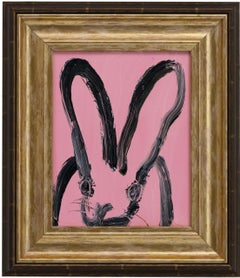 Hunt Slonem "Rosa Spiel" Hase