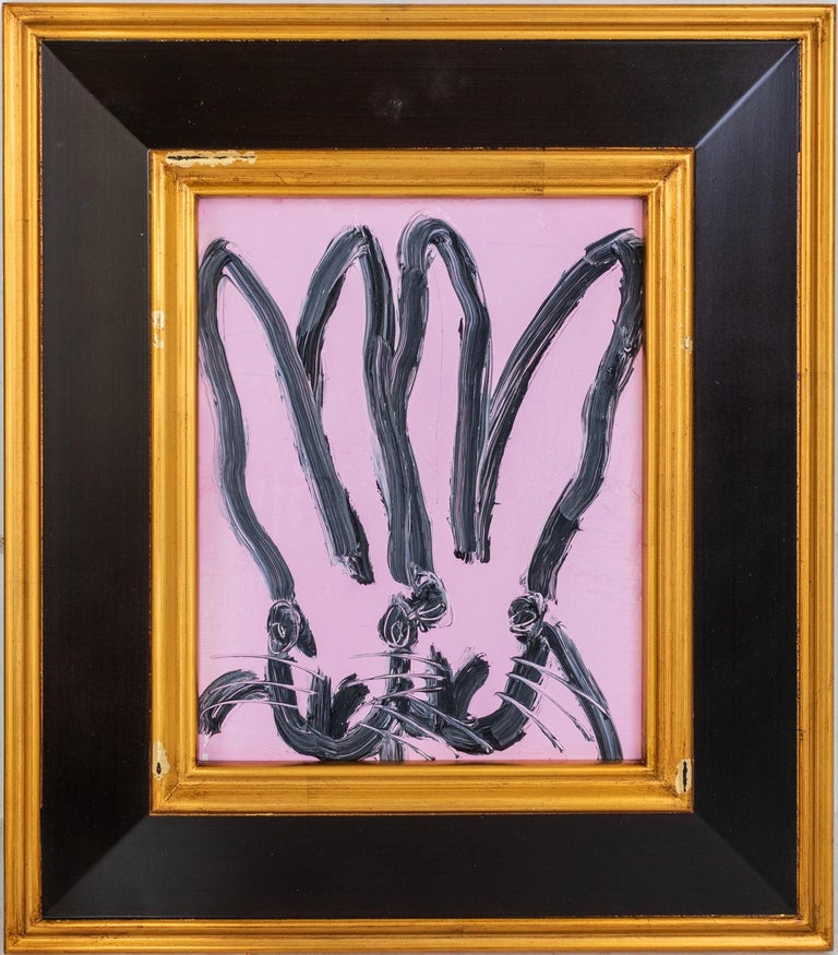 Hunt Slonem "Purple 2 Dip" Double Bunnies
Two black outline bunnies on purple background

Unframed: 10 x 8 inches
Framed: 16.5 x 14.5 inches
*Painting is framed - Please note that not all Hunt Slonem frames are not in mint condition. There may be